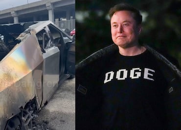 Incendio masivo de Cybertrucks de Tesla tras protestas contra Elon Musk en Seattle. VIDEO