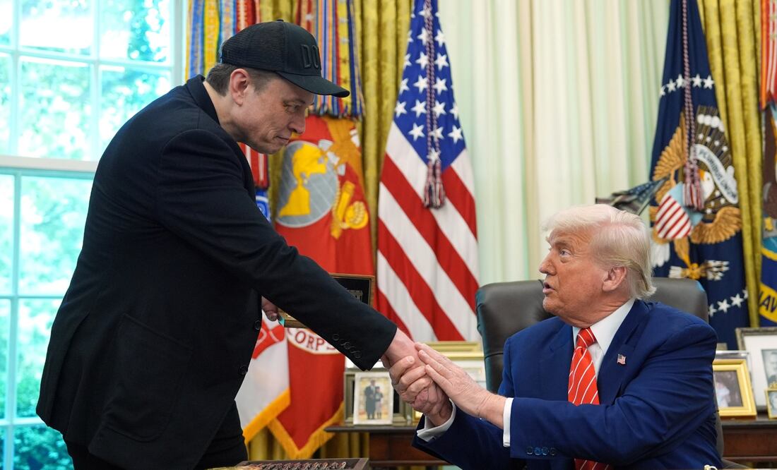 ¿Reconciliación a la vista? Elon Musk se muestra abierto a hacer las paces con Trump. Foto EFE/EPA/FRANCIS CHUNG / POOL