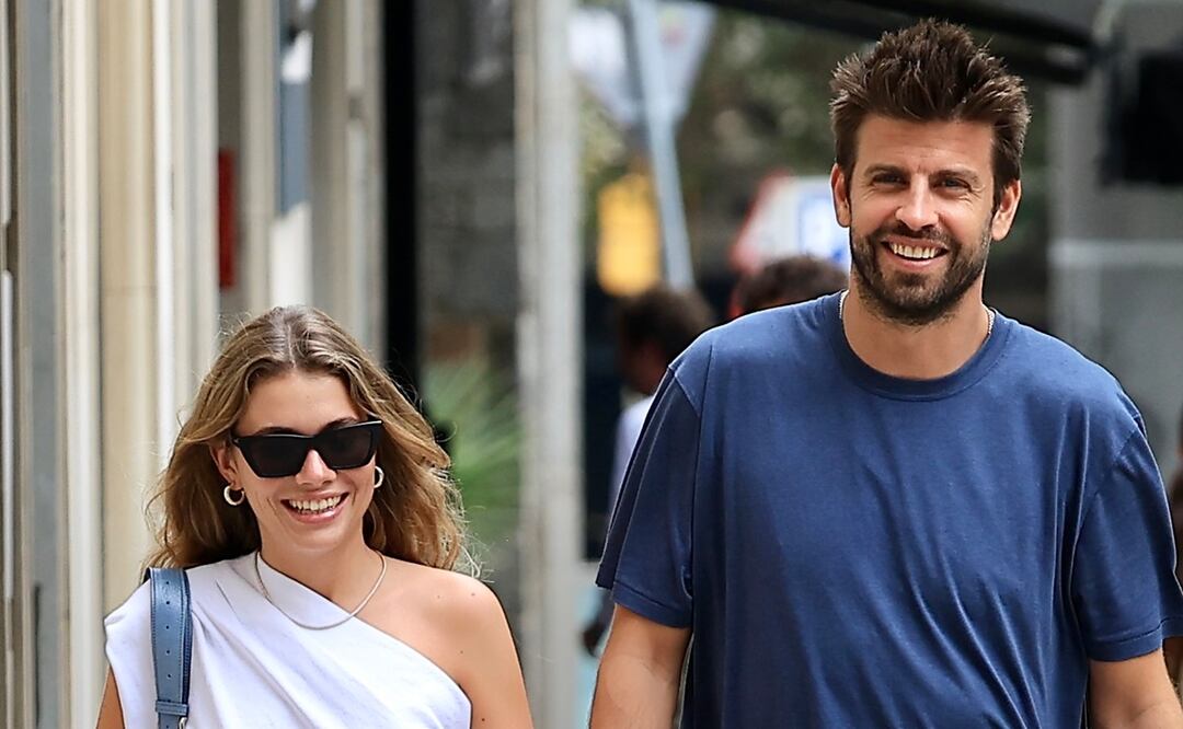 Gerard Piqué y Clara Chía fueron fotografiados luego de almorzar juntos en Barcelona. Foto: Grosby Group
