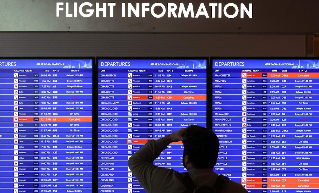 La página donde puedes consultar los horarios de vuelos del AICM con un solo clic. AFP