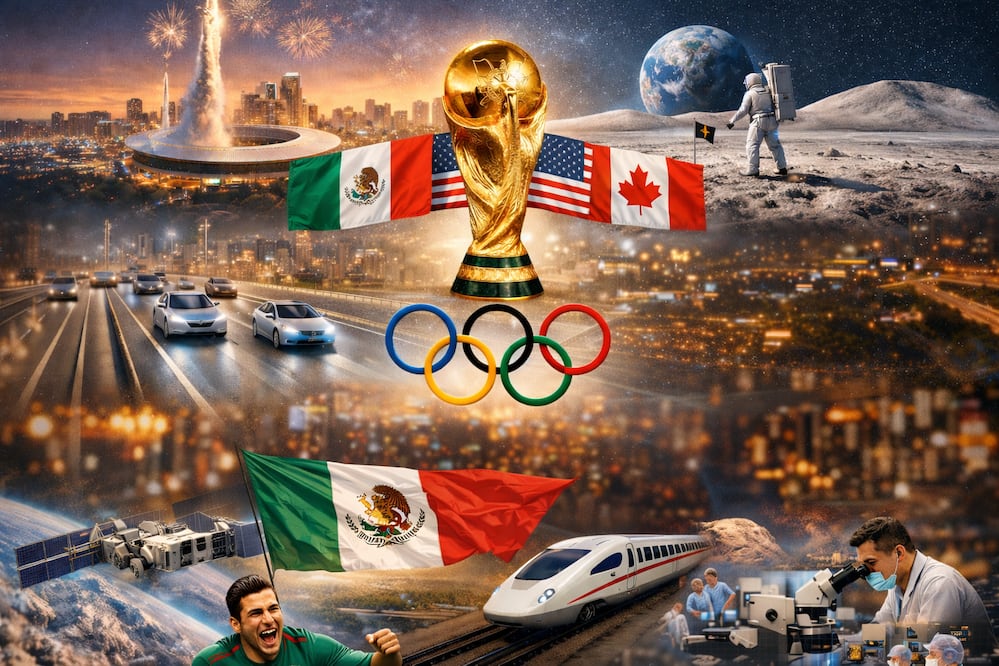 2026, un año histórico: los 10 eventos que marcarán al mundo y consolidarán a México como protagonista. Foto: IA