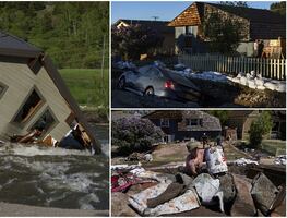 Fotos. Inundación histórica en Yellowstone, una de las más fuertes en 500 años