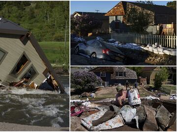 Fotos. Inundación histórica en Yellowstone, una de las más fuertes en 500 años