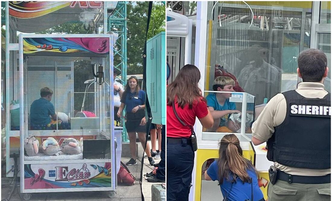 El adolescente estuvo atrapado en la máquina durante 17 minutos. Foto Facebook Carowinds Fans Only