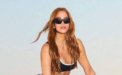 El microbikini con el que Khloé Kardashian presumió su silueta de ensueño en sesión. Foto: The Grosby Group