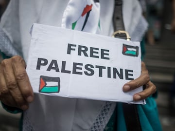 Miles de personas se manifiestan en el mundo a favor de Palestina