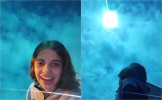 Joven captura el mejor momento del meteorito que sorprendió a España y Portugal; video se viraliza