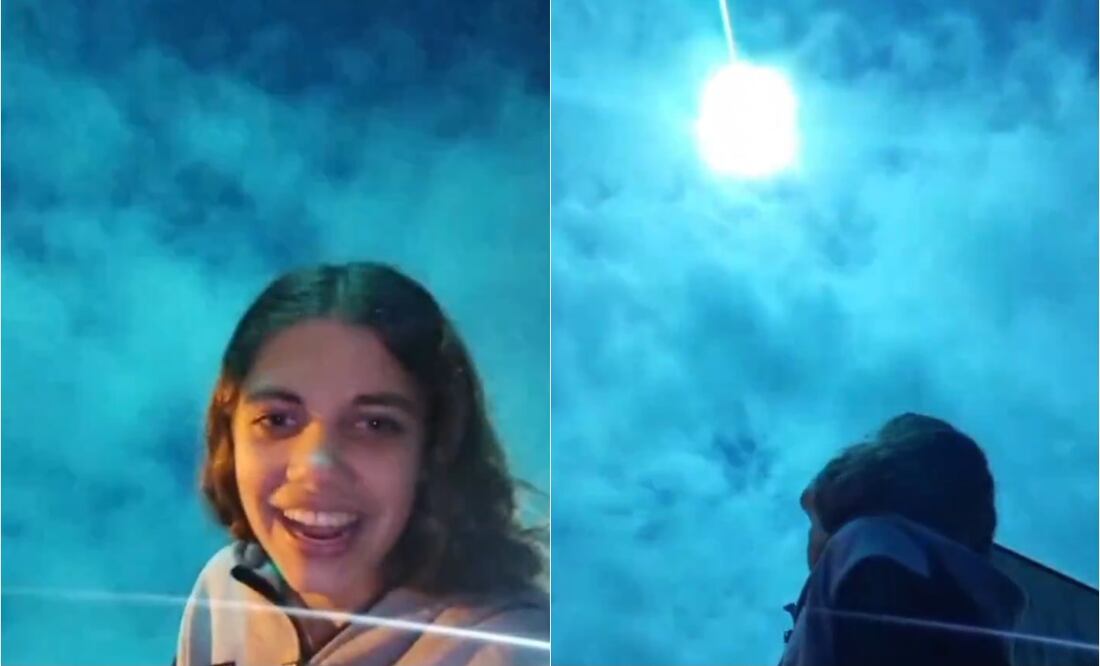 Joven captura el mejor momento del meteorito que sorprendió a España y Portugal. VIRAL. Foto: tomada de twitter