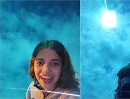 Joven captura el mejor momento del meteorito que sorprendió a España y Portugal; video se viraliza