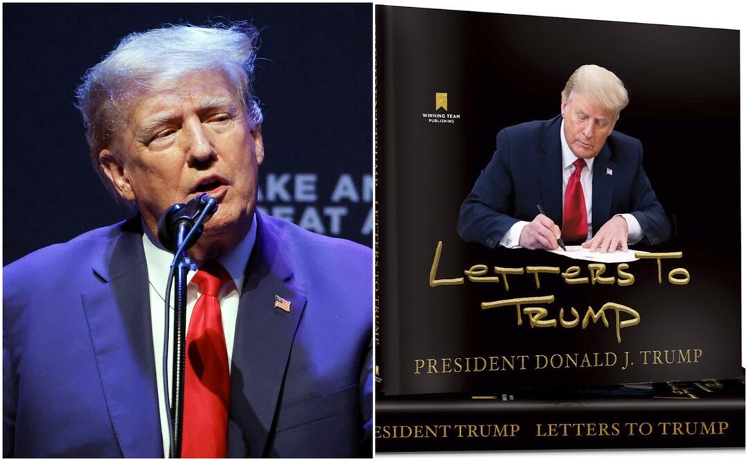 Donald Trump compartirá su correspondencia en libro. Foto: AFP/AP