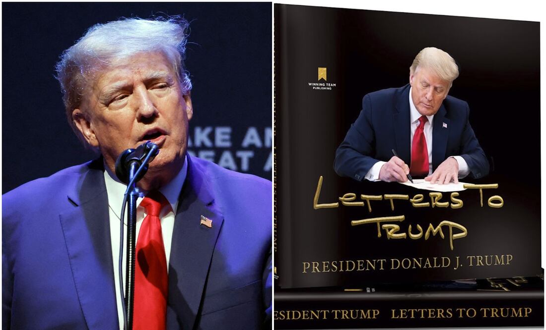 Donald Trump compartirá su correspondencia en libro. Foto: AFP/AP