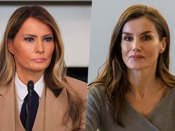 Melania Trump, ¿le copia a la reina Letizia? La primera dama se luce en impresionante traje sastre
