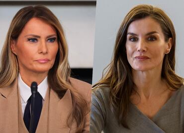 Melania Trump, ¿le copia a la reina Letizia? La primera dama se luce en impresionante traje sastre