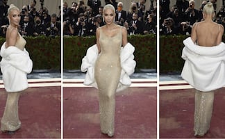Met Gala. Kim Kardashian tuvo que bajar más de 7 kilos para usar el vestido de Marilyn Monroe