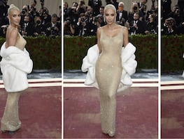 Met Gala. Kim Kardashian tuvo que bajar más de 7 kilos para usar el vestido de Marilyn Monroe