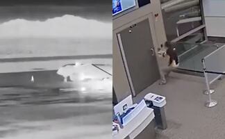 Hombre muere al ingresar al motor de un avión tras perder su vuelo; quería ver a su abuelo. VIDEO