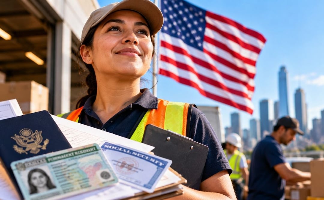 Trabajar en Estados Unidos: qué documentos necesitas y dónde buscar empleo legalmente. Foto: IA