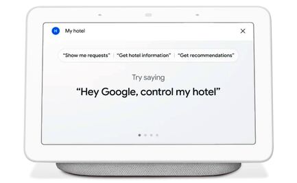 Google instalará asistentes de voz en hoteles de EU 