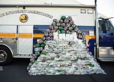 EU anuncia incautación récord de metanfetamina: una tonelada