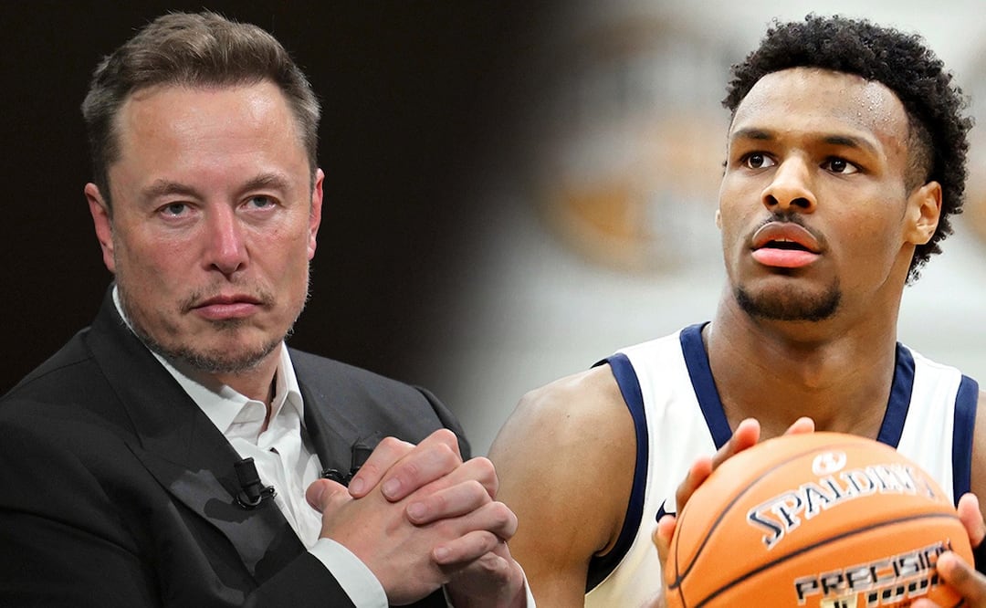 Elon Musk pone en duda la relación entre la vacuna anticovid y el paro cardíaco de Bronny James. Fotos agencias
