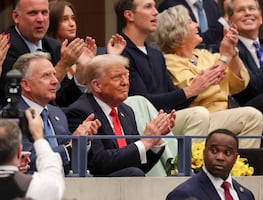 Trump recibe abucheos en la final del US Open 2025: así reaccionó el público en Nueva York