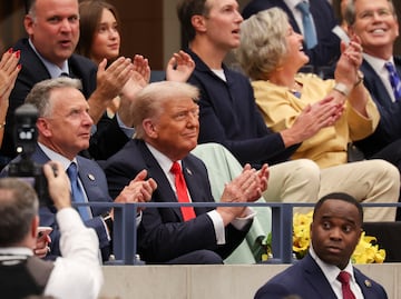 Trump recibe abucheos en la final del US Open 2025: así reaccionó el público en Nueva York