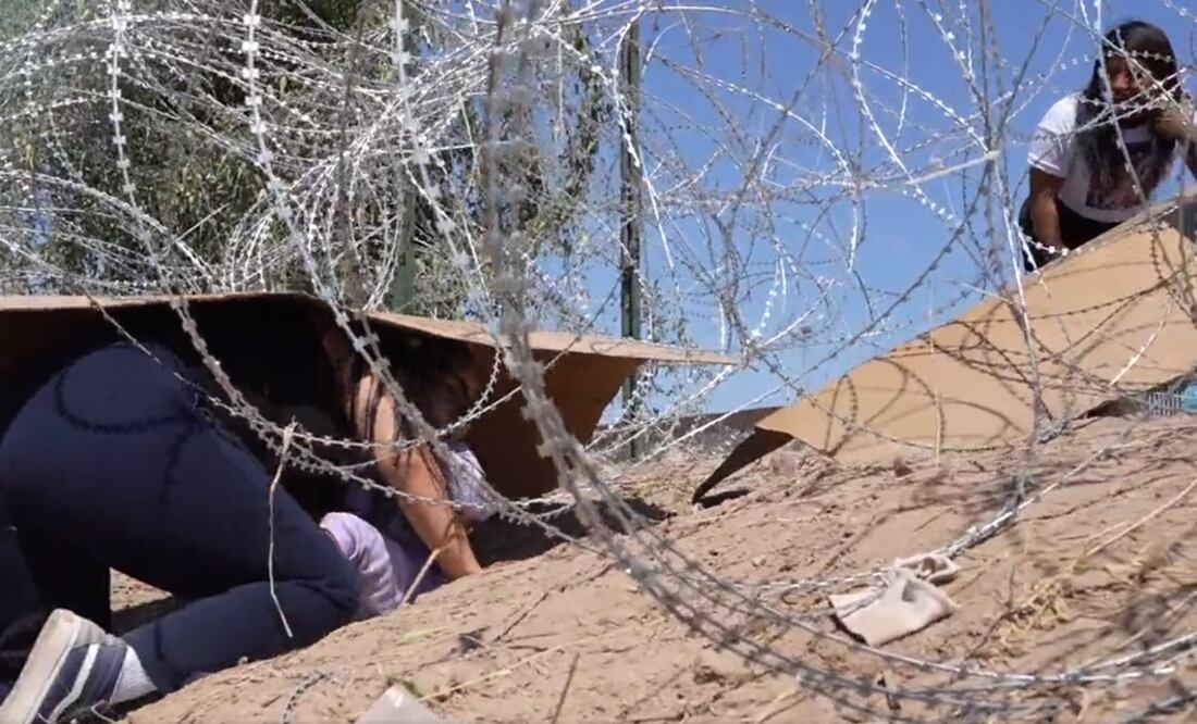 Autoridades de México y EU lidian con nueva ola de migrantes. Foto tomada de Twitter.