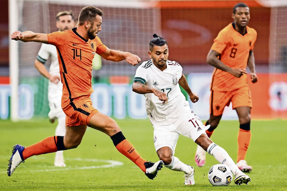 Monterrey sanciona a Jesús "Tecatito" Corona; vesiones señalan que fue detenido por manejar alcoholizado. (Futbol, Amistoso, Países Bajos; Holanda) EFE/EPA/MAURICE VAN STEEN