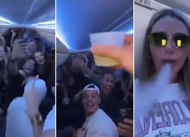 Multan a canadienses que hicieron fiesta Covid en avión a Cancún