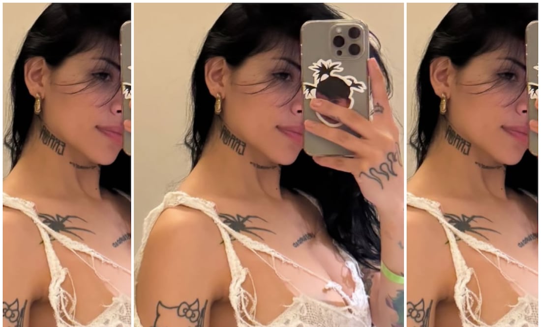 Cazzu posa con vestido de gasa al estilo braless e impone tendencia. Foto: Instagram