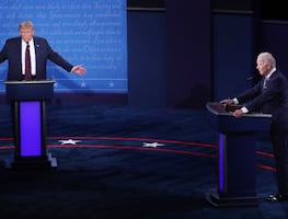 Debate Presidencial. Los dimes y diretes entre Trump y Biden