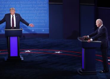 Debate Presidencial. Los dimes y diretes entre Trump y Biden