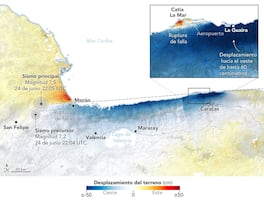 El impactante hallazgo de la NASA tras los terremotos en Venezuela: la superficie se movió 60 centímetros