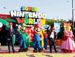 Fotos: Abre el parque Super Nintendo World en Japón