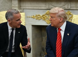 Carney le dice a Trump que "Canadá no está a la venta" y este responde "nunca digas nunca"