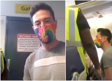 Expulsan a hombre de avión por quitarse el cubrebocas para comer dulces