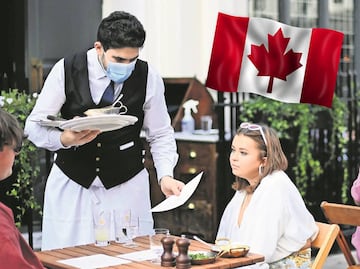¿Cuánto gana un mesero en Canadá y dónde recibe mejor salario?
