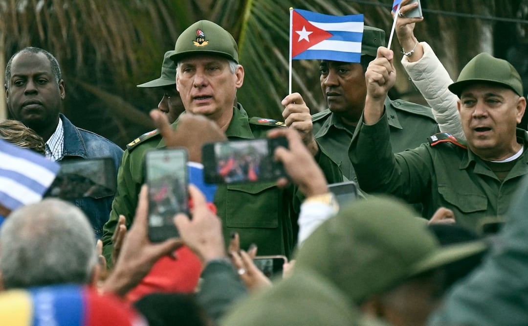 Díaz-Canel denuncia que "Trump pretende asfixiar" la economía de Cuba. Foto: (Xinhua/Yamil Lage/Pool/AFP) (jh) (oa) (ra) (vf)