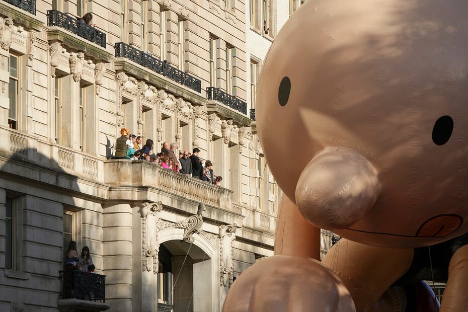Macy's Thanksgiving Day parade. Nov. 23, 2023, in New York. (AP Photo/Jeenah Moon)