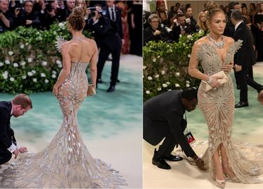 ¿El Príncipe Harry trabajó en la Met Gala? ¿Ayudó a Jennifer López con su vestido?