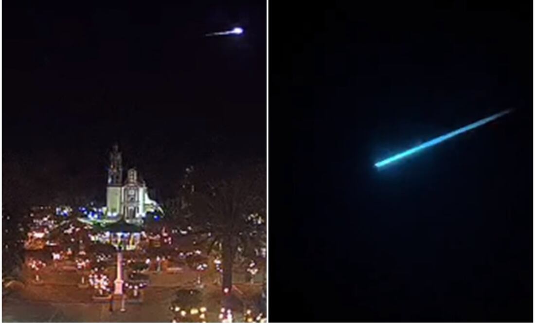 El bólido que se vio en México. ¿Cuál es la diferencia con un meteorito? Foto: X