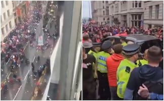 Furia en Liverpool: fans intentan linchar a conductor tras atropello y chocan con la policía