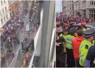 Furia en Liverpool: fans intentan linchar a conductor tras atropello y chocan con la policía