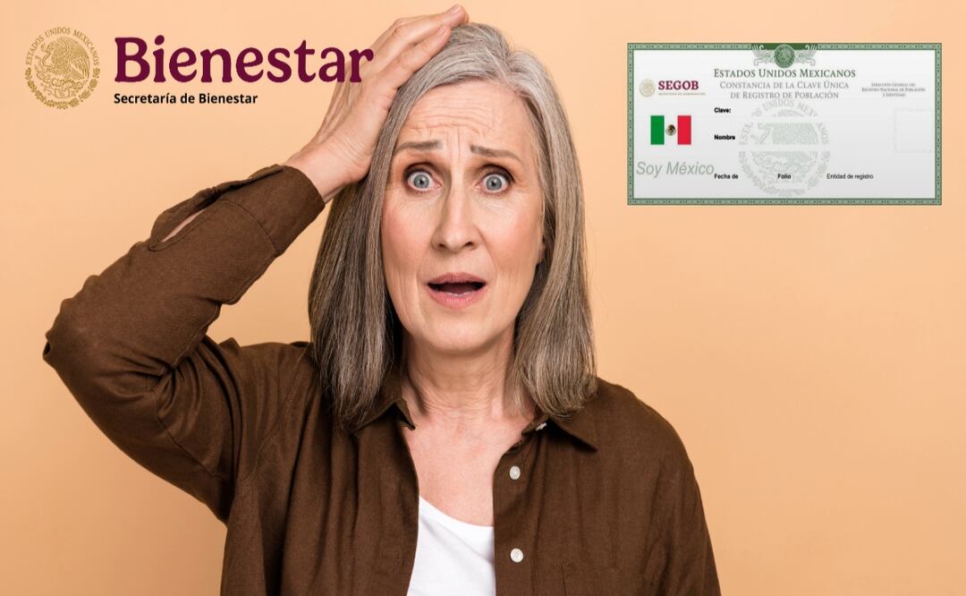 Programa Bienestar abre registro y advierte: Obligatoria nueva CURP para inscripción. Foto: Adobe / RENAPO / Secretaría de Bienestar