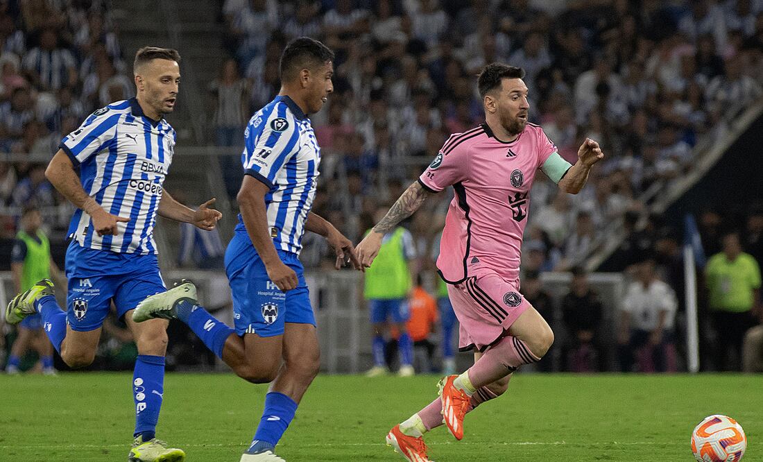 Concocaf multa al Inter Miami de Messi por incidentes tras partido ante Monterrey. Foto: EFE / Antonio Ojeda