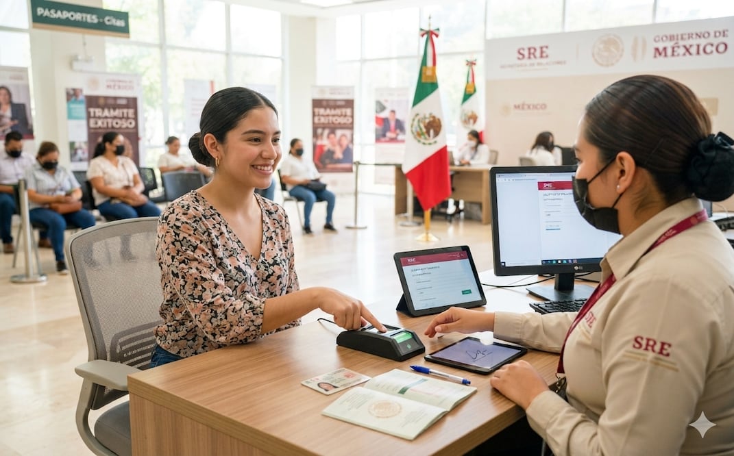 Pasaporte mexicano. Foto: IA Gemini