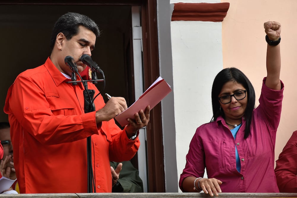 Delcy Rodríguez asumirá la presidencia de Venezuela tras la captura de Nicolás Maduro. Foto: AFP