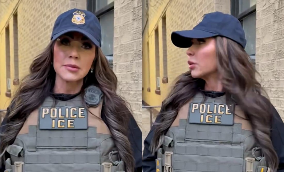 Kristi Noem acusa a Sheinbaum de alentar protestas violentas en EU  Foto: Captura X / Secretary Kristi Noem