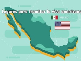 Dónde están los Consulados y Embajada de EU para tramitar la visa americana en México