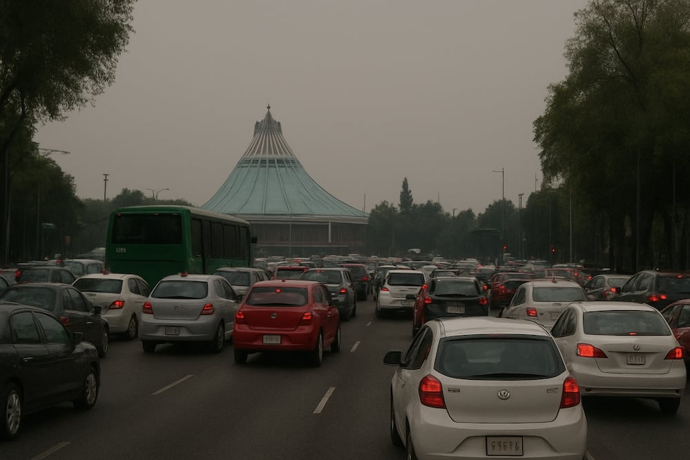 ¡Colapso en CDMX! Las 5 Rutas que NO DEBES usar HOY 11 y mañana 12 de diciembre por la Basílica de Guadalupe. Foto IA